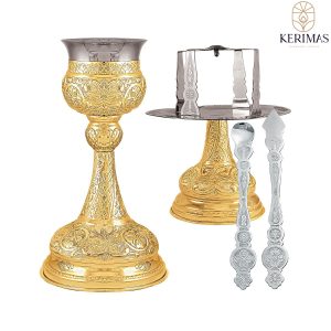 ΑΓΙΟ ΔΙΣΚΟΠΟΤΗΡΟ ΣΕΤ 500ml (Βυζαντινό) ΕΠΙΧΡΥΣΟ