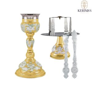 ΑΓΙΟ ΔΙΣΚΟΠΟΤΗΡΟ ΣΕΤ 350ml (Βυζαντινό) ΔΙΧΡΩΜΟ