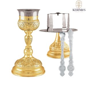 ΑΓΙΟ ΔΙΣΚΟΠΟΤΗΡΟ ΣΕΤ 500ml (Βυζαντινό) ΕΠΙΧΡΥΣΟ